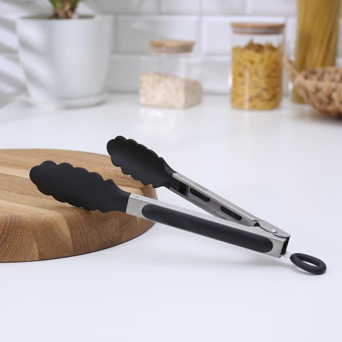 Щипцы кулинарные с нейлоновым покрытием короткие ANEZKA