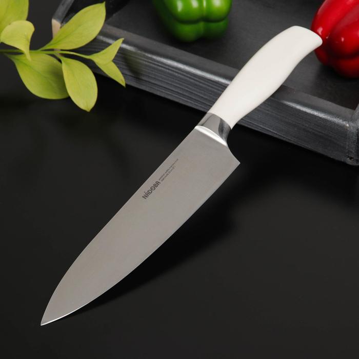 Нож поварской Nadoba Blanca, 20 см nadoba нож поварской helga 20 см серебристый черный