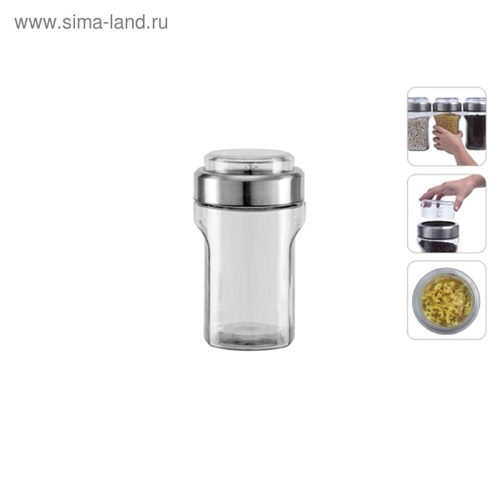 

Ёмкость для сыпучих продуктов Nadoba Petra, с мерным стаканом, 1.55 л