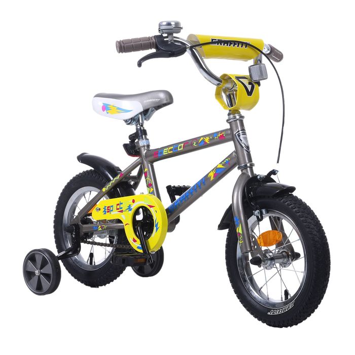Велосипед 12" GRAFFITI Spector, 2017, цвет серый
