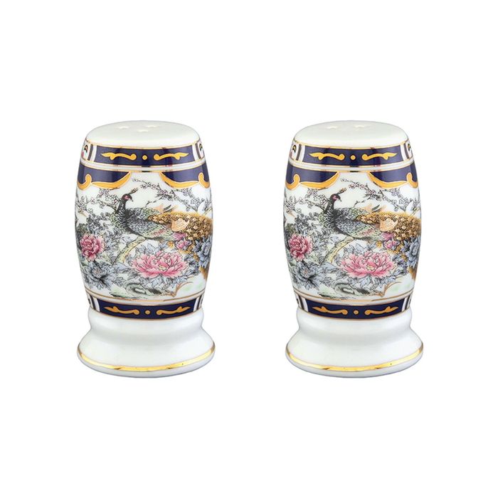 Набор для специй "Павлин на золоте", бантик, 2 предмета