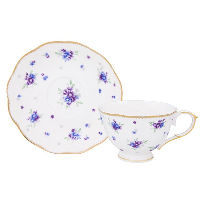 Чайная пара "Сиреневый туман", 2 предмета, 0,25 л