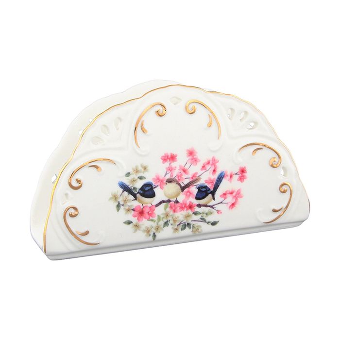 Салфетница "Райские птички", 14х4х8 см