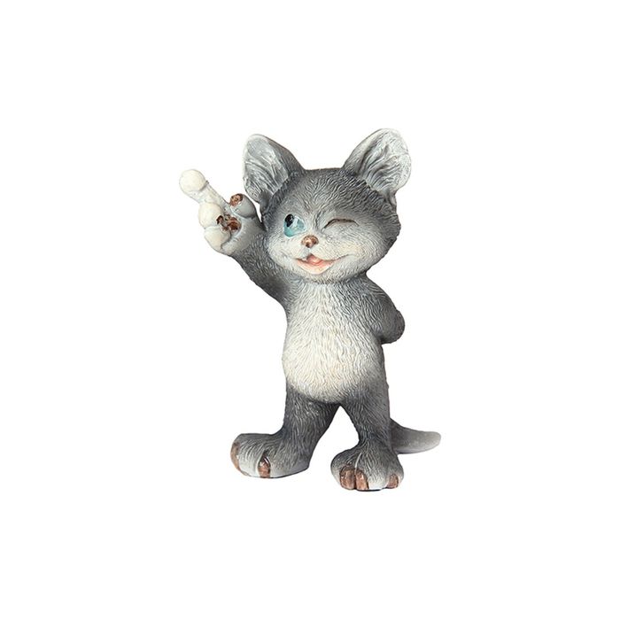 Фигурка декоративная "Кот-предводитель", 6х4х8,5 см