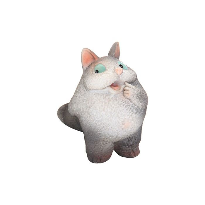 Фигурка декоративная "Задумчивый кот", 4,5х8,5х6,5 см