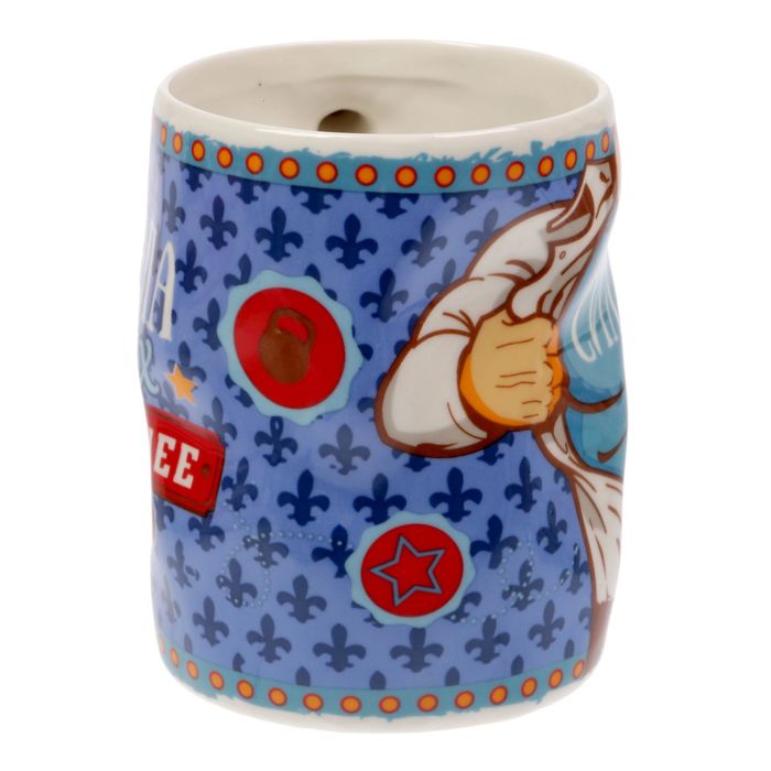 Кружка мятая "Папа всех сильнее", 350 мл