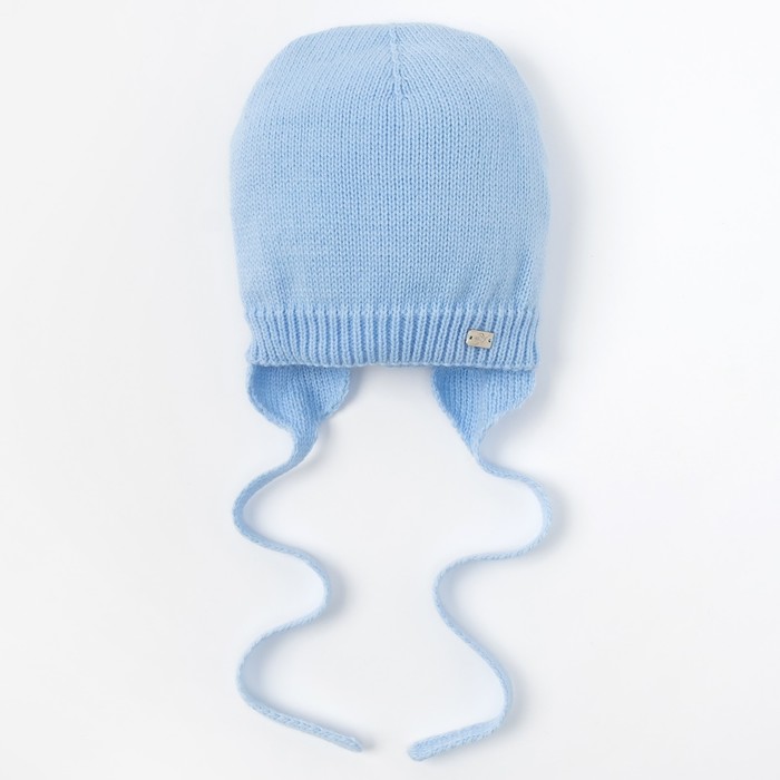 Шапка для мальчика "Джем", возраст 6-12 мес. (42-44), цвет голубой 5866-4с_М