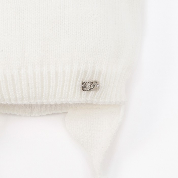 Шапка детская "Джем", возраст 12-18 мес. (44-46), цвет молочный 5873-4с_М