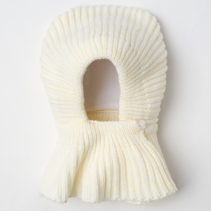 Шапка детская "Капор-мини", возраст 3-6 мес. (40-42), цвет шампань 6221-10с_М