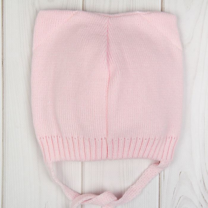 Шапка для девочки "Мишелька-макси", возраст 2-4 года (48-50), цвет розовый 0663-42с