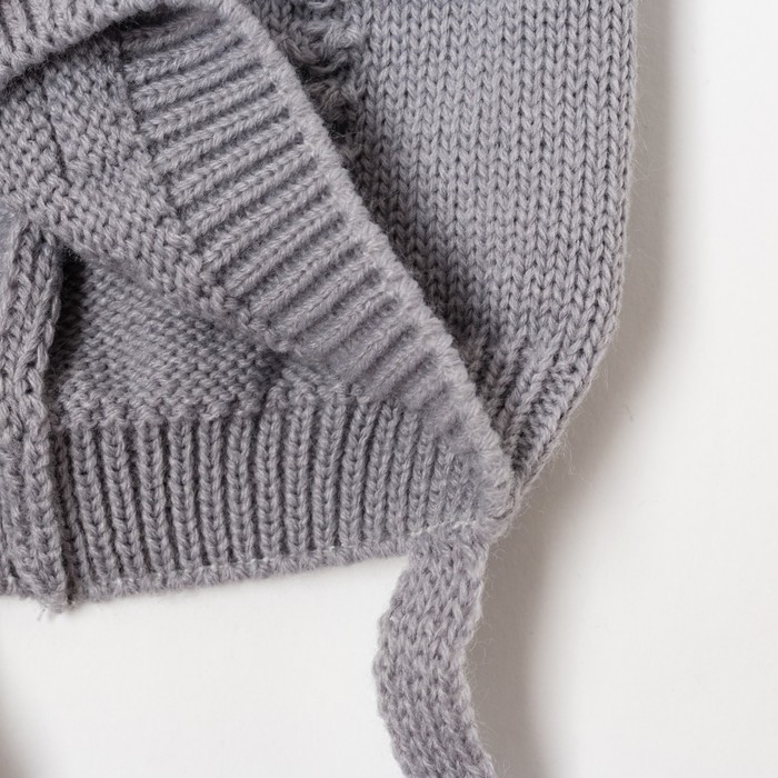 Шапка для мальчика "Нео", возраст 2-4 года (48-50), цвет серый 4333-43с