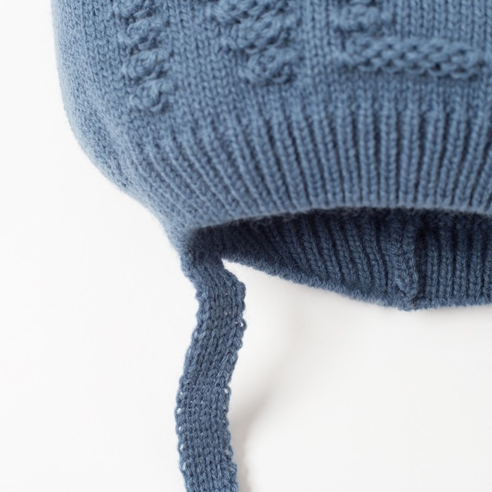Шапка для мальчика "Нео", возраст 4-8 лет (52-54), цвет джинс 0034-43с