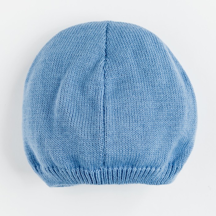 Шапка для мальчика "Нео", возраст 4-8 лет (52-54), цвет тёмно-голубой 0058-43с