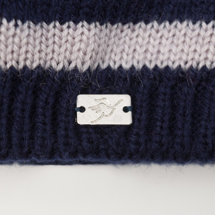 Шапка для мальчика "Стимул", возраст 2-4 года (48-50), цвет синий/пион 0164-46с