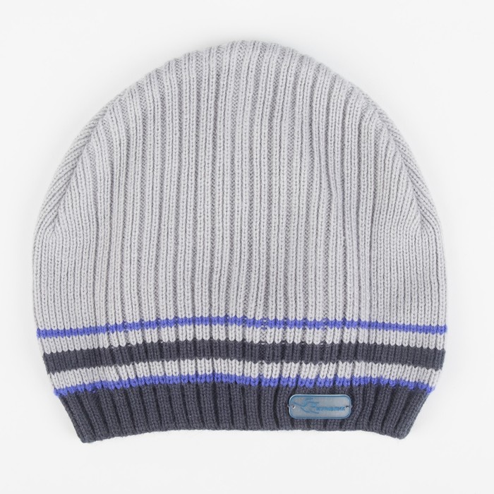 Шапка для мальчика "Томас", возраст 2-4 года (48-50), цвет серый 0232-47с