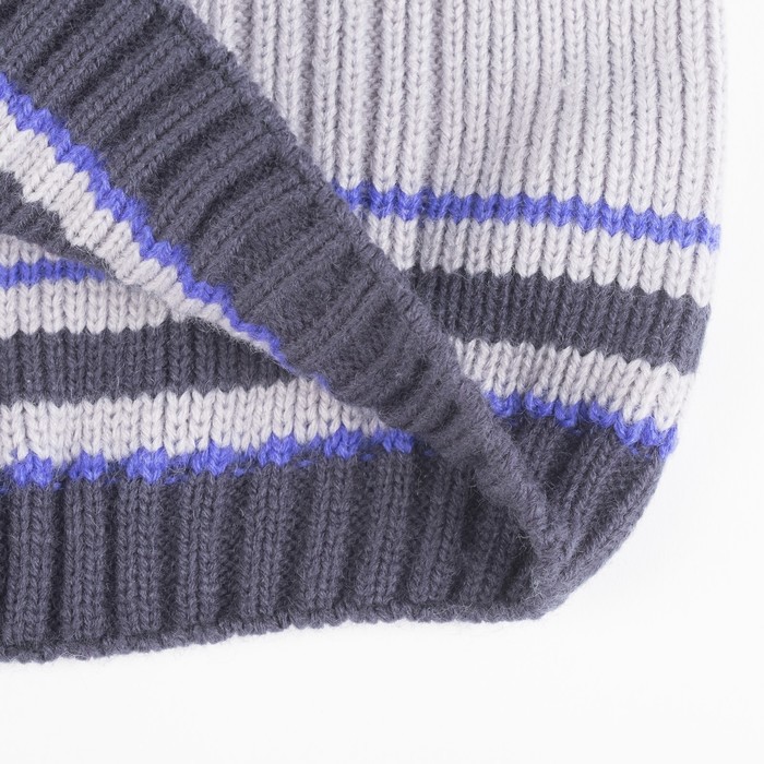 Шапка для мальчика "Томас", возраст 2-4 года (48-50), цвет серый 0232-47с