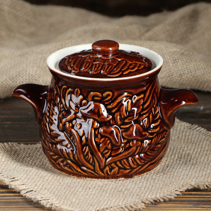 Горшок для запекания 0,6 л "Грибы"