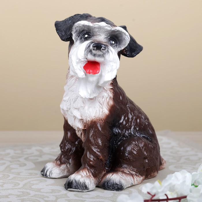 Садовая фигура "Терьер", 20 см, микс