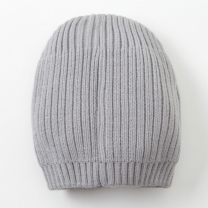 Шапка для мальчика "Атлант", размер 48-50 (2-4 года), цвет серый 8690-29с