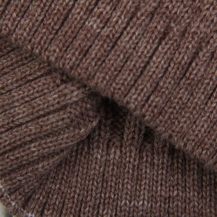 Шапка для мальчика "Диего", размер 52-54 (4-8 лет), цвет коричневый меланж 8966-33с