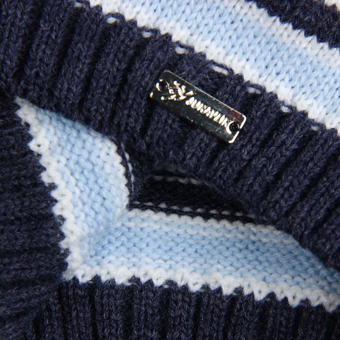 Шапка для мальчика "Питер", размер 44-46 (12-18 мес.), цвет джинс меланж 2182-69с_М