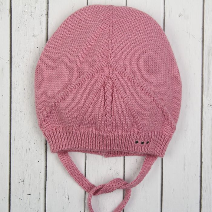 Шапка для девочки "Мелодика", размер 44-46 (12-18 мес.), принт роза 2090-68с_М