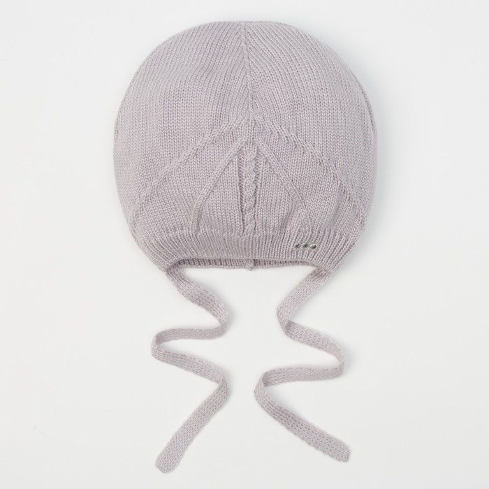 Шапка для девочки "Мелодика", размер 52-54 (4-8 лет), цвет серый 2144-68с