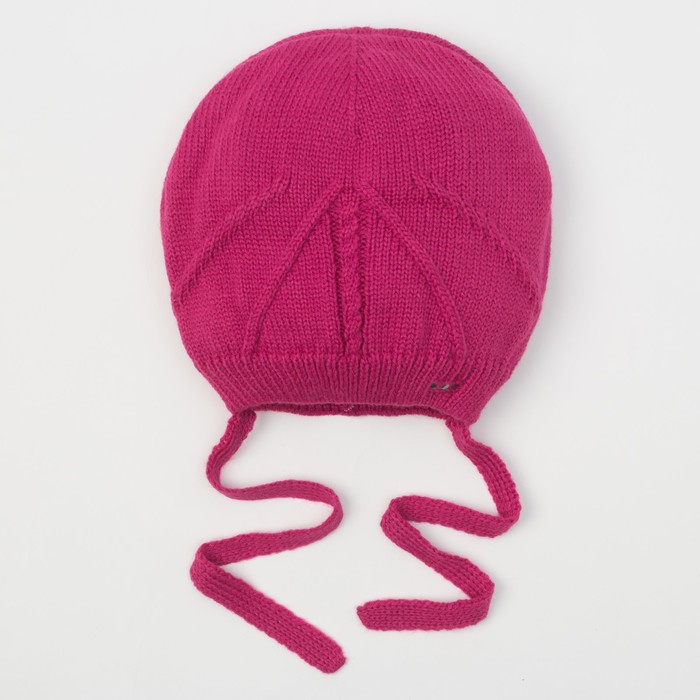 Шапка для девочки "Мелодика", размер 52-54 (4-8 лет), цвет малиновый 2175-68с