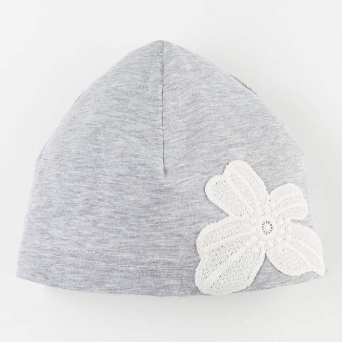 Шапочка для девочки, рост 98 см, цвет серый G 01.70.01 _М