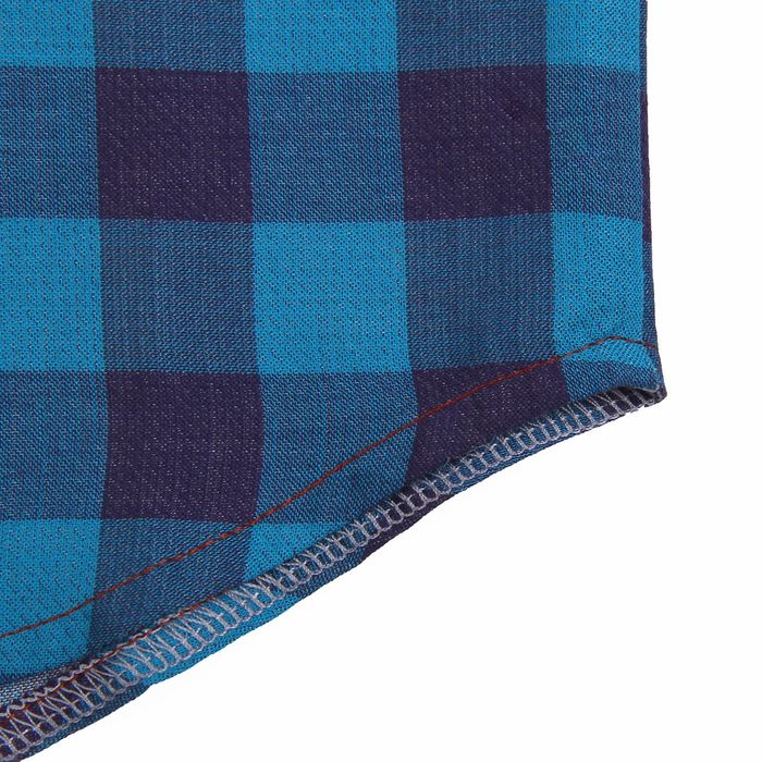 Рубашка для мальчика, рост 86 см, цвет синий/кирпичный B 02.11.01 _М