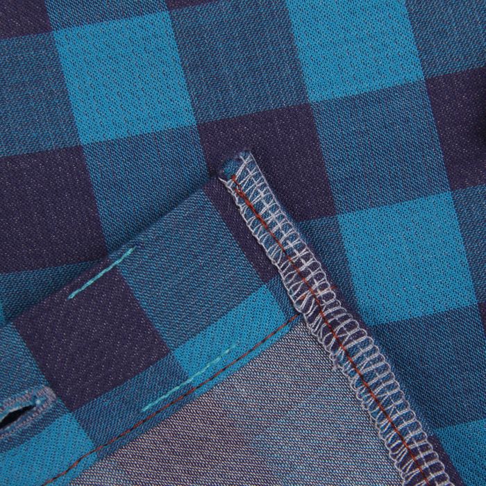 Рубашка для мальчика, рост 86 см, цвет синий/кирпичный B 02.11.01 _М