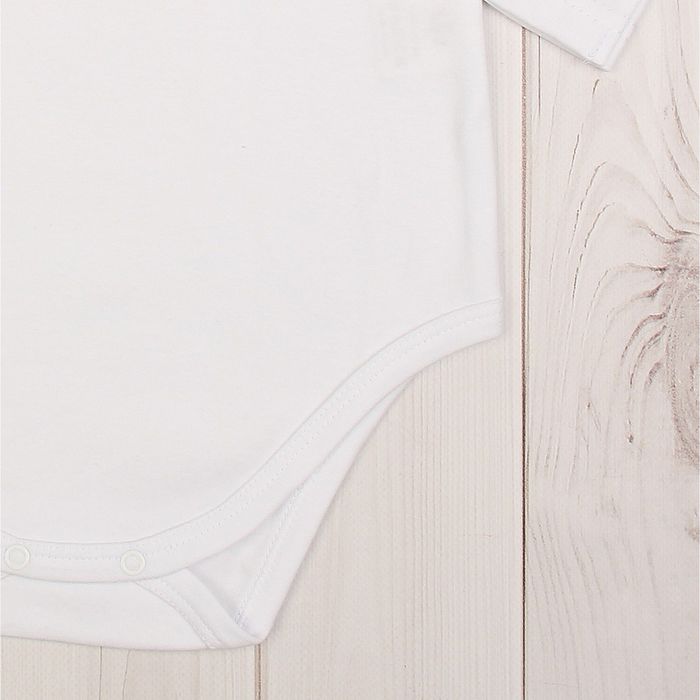 Боди для мальчика, рост 86 см, цвет белый, принт тигр B 04.41.03 _М