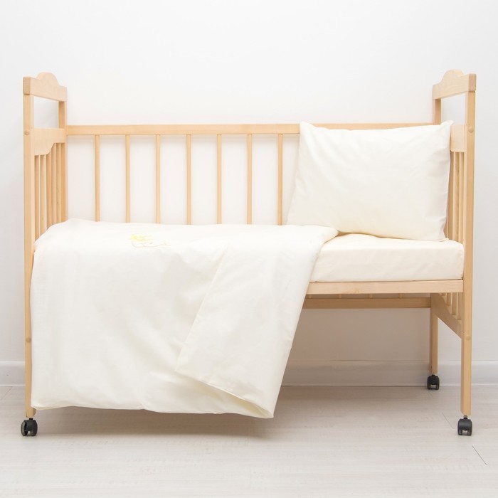 Детское постельное бельё "Мишка", цвет бежевый 33312