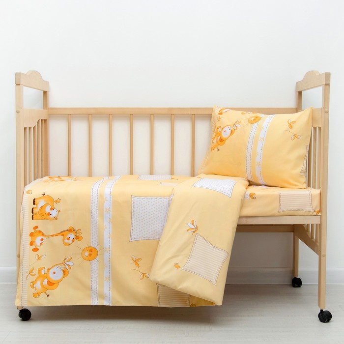 Детское постельное бельё "Друзья", цвет бежевый 33352