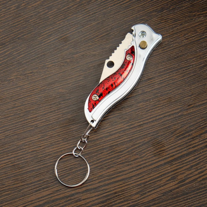 фото Нож перочинный складной "тигровый-2" 10,7см, клинок 45мм/1,2мм, микс