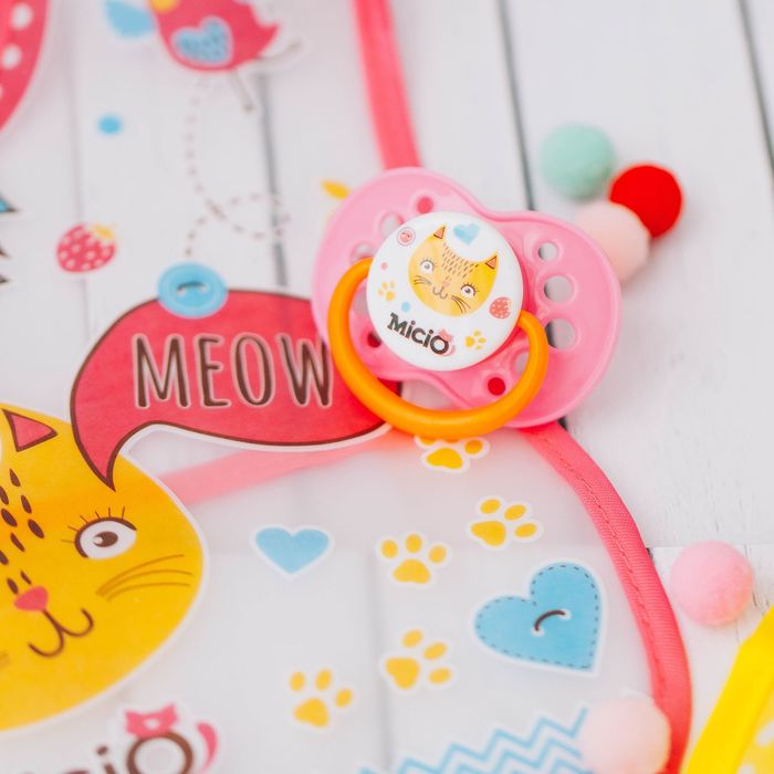 Пустышка силиконовая ортодонтическая «Розовые мечты», от 0 до 6 мес.