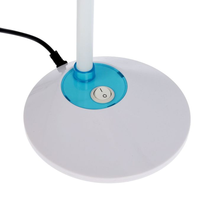 Лампа настольная Е27 25Вт 220В "Рупор" голубая 45х16х16 см