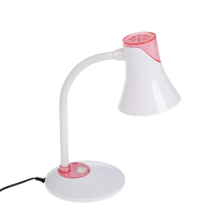 Лампа настольная Е27 25Вт 220В "Рупор" розовая 45х16х16 см
