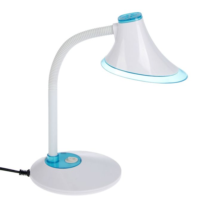 Лампа настольная LEDх15 "Стенли" голубая 45х16х16 см