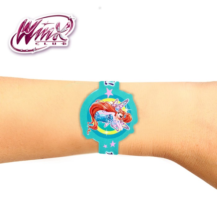 Браслет для праздника (набор 10 шт) "С Днем Рождения", феи ВИНКС: Блум