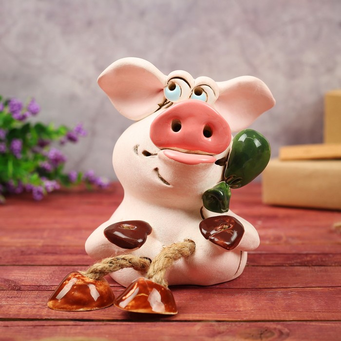 Копилка "Свинка Бетти", микс