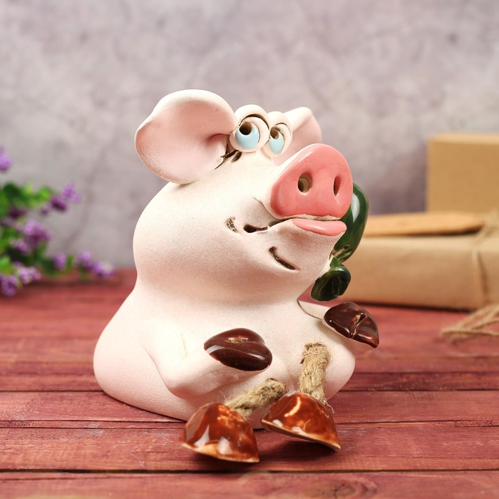 Копилка "Свинка Бетти", микс