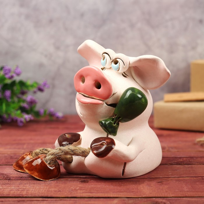 Копилка "Свинка Бетти", микс