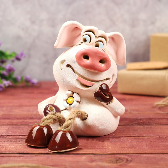 Копилка "Свинка Бетти", микс