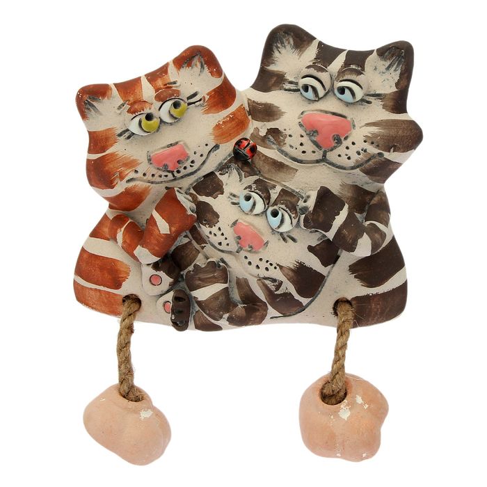 Копилка "Полосатая семья", микс