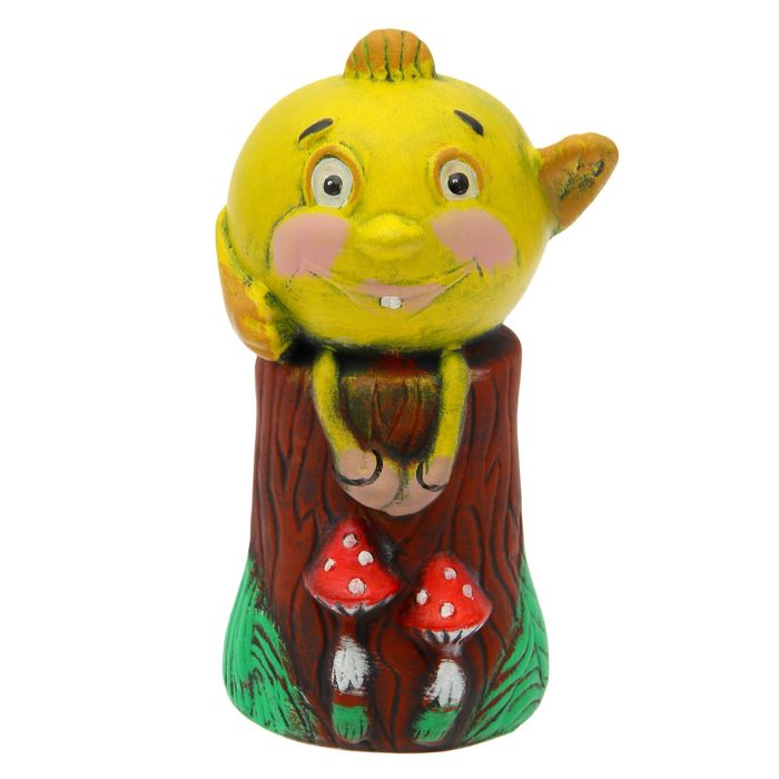 Садовая фигура "Колобок" рисованный