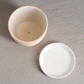 

Кашпо "Осень" лосось, патина, 2 л