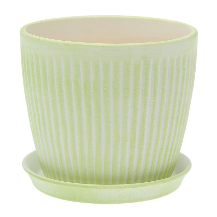 Кашпо "Осень" вертикаль фисташка 0,25 л