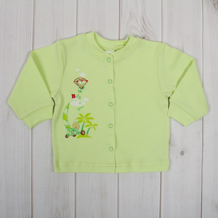 Кофточка, рост 68 см, цвет салатовый №5с68_М