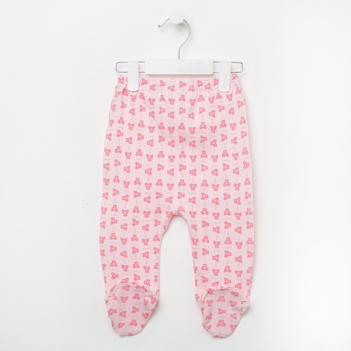 Ползунки, рост 68 см, цвет розовый 0301ИПр68_М
